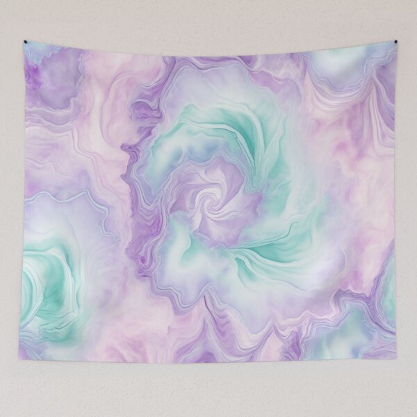 Item preview, Ethereal Pink and Green Swirl designed and sold by BirdsnStuff.