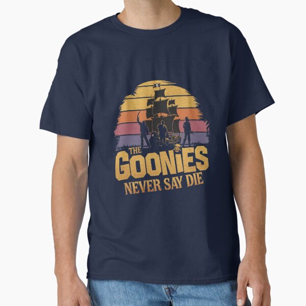 Vista previa del artículo con la obra «Los Goonies nunca dicen morir», diseñado y vendido por Gentle40Winks.