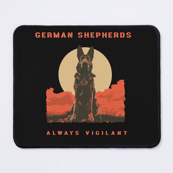 Item preview, German Shepherds Always Vigilant designed and sold by LillyAndSparrow.