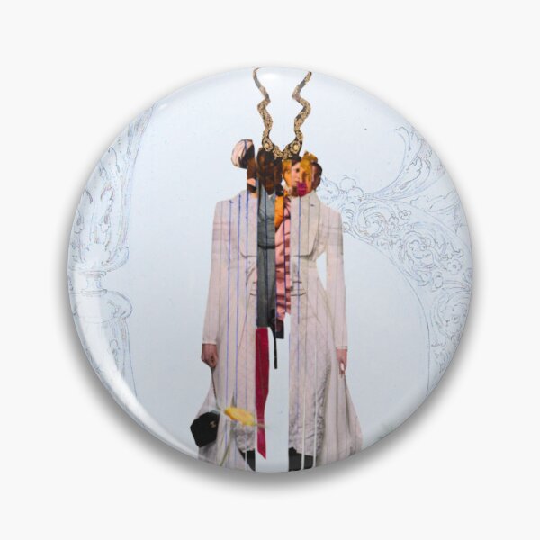 Item preview, Ice Blue& Fractured Identity: Modern Collage with Classical Elements designed and sold by MonsoonartsbyM.