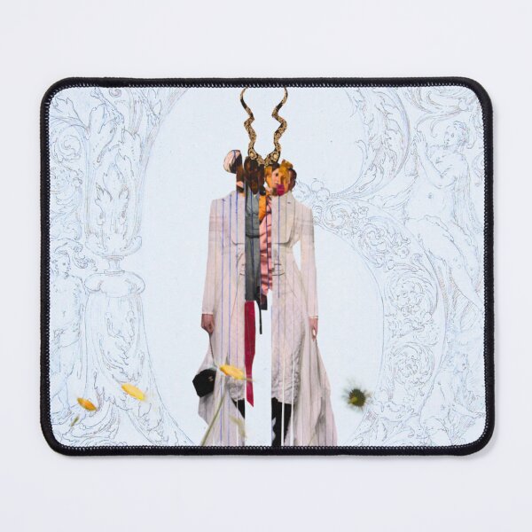 Item preview, Ice Blue& Fractured Identity: Modern Collage with Classical Elements designed and sold by MonsoonartsbyM.