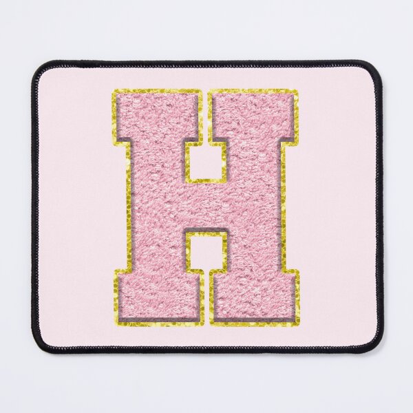 Item preview, H Preppy Varsity Letter Patch designed and sold by Creative Brat Design Studio.