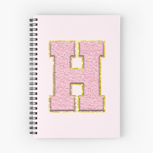 Aperçu de l'œuvre Écusson lettre H Preppy Varsity créée et vendue par Creative Brat Design Studio.