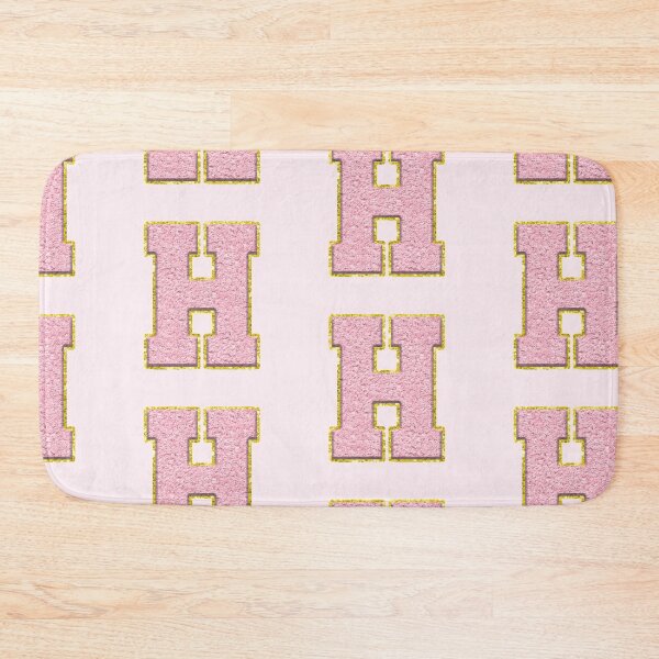 Item preview, H Preppy Varsity Letter Patch designed and sold by Creative Brat Design Studio.