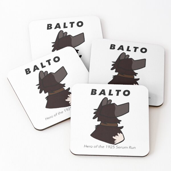 Item preview, Balto Hero Dog Togo 1925 Serum Run Race Canine designed and sold by pinkpawsdraws.