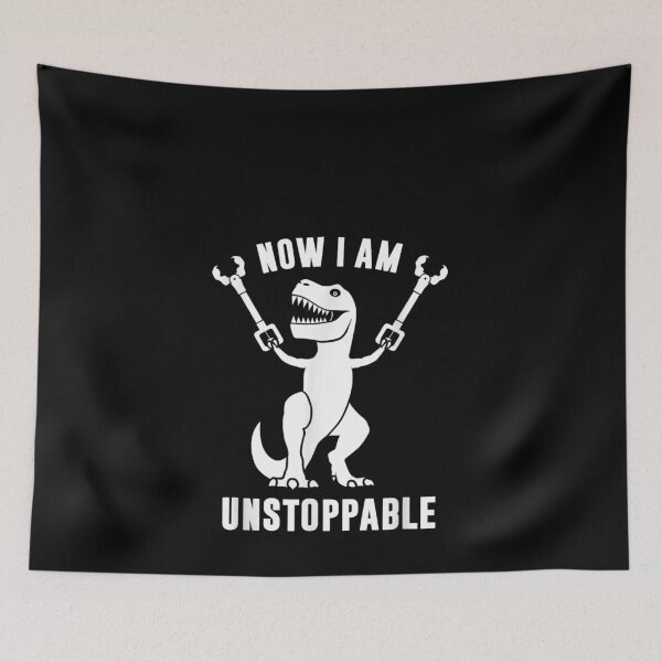 Item preview, Now I Am Unstoppable Funny T-Rex T-Shirt designed and sold by animal-x1.