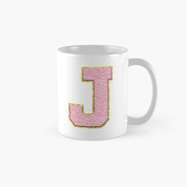 Artikelvorschau, J Preppy Varsity Buchstaben Aufnäher entworfen und verkauft von Creative Brat Design Studio.