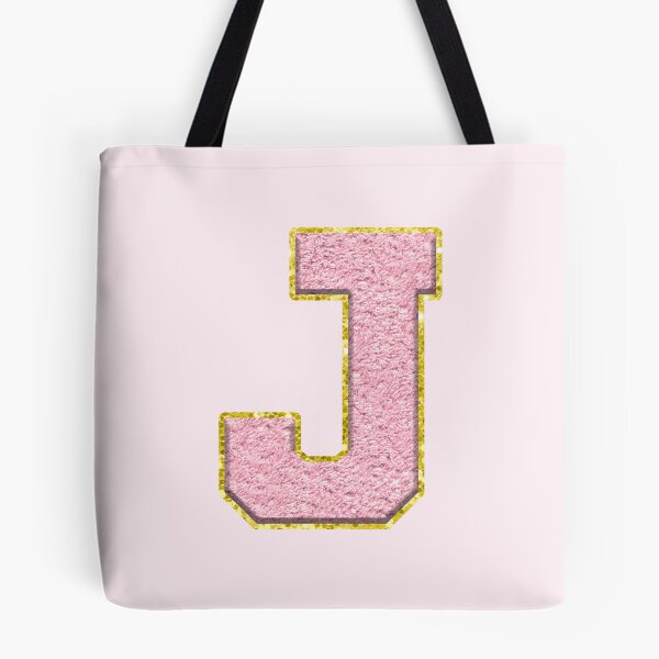 Artikelvorschau, J Preppy Varsity Buchstaben Aufnäher entworfen und verkauft von Creative Brat Design Studio.