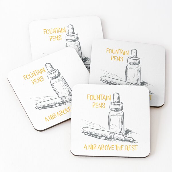 Item preview, Funny Calligraphy Fountain Pens A Nib Above the Rest designed and sold by whyitsme.