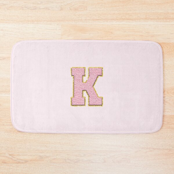 Item preview, K Preppy Varsity Letter Patch designed and sold by Creative Brat Design Studio.