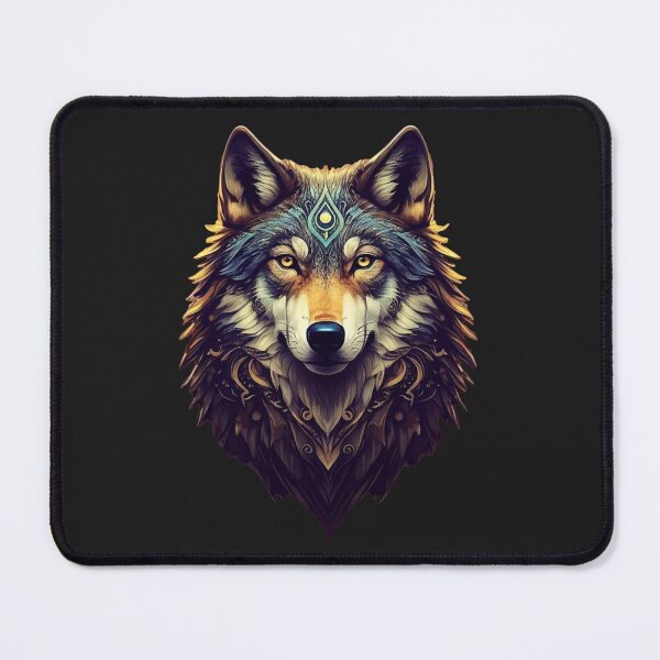 Item preview, Mystic Wolf Guardian designed and sold by QuirkyChicArts.