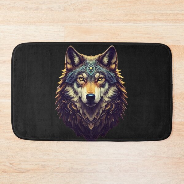 Item preview, Mystic Wolf Guardian designed and sold by QuirkyChicArts.