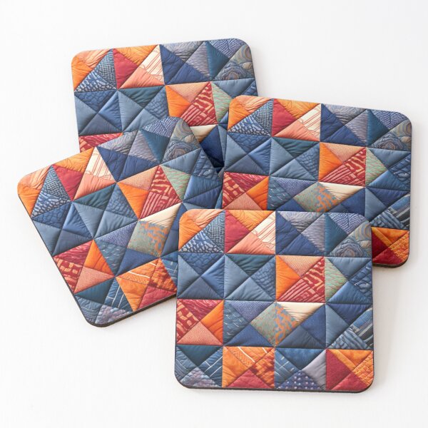 Item preview, Quilted Patchwork Pattern designed and sold by BirdsnStuff.