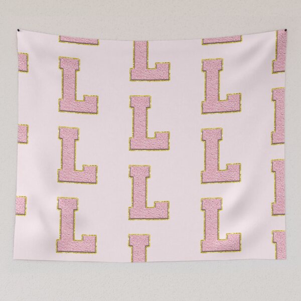 Item preview, L Preppy Varsity Letter Patch designed and sold by Creative Brat Design Studio.