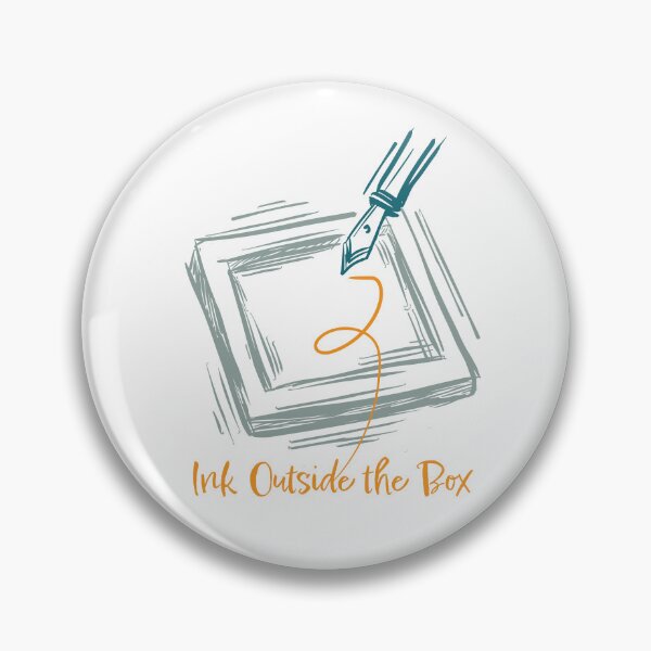 Item preview, Funny Fountain Pen Pun Ink Outside the Box Calligraphy designed and sold by whyitsme.