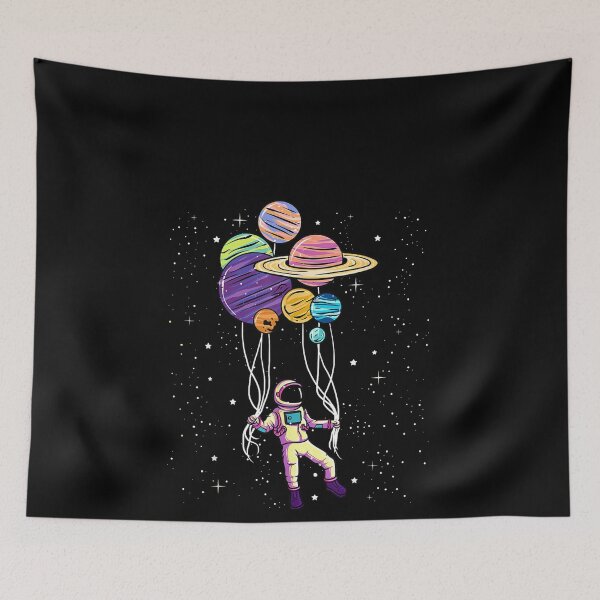 Item preview, Astronaut Holding Planet Balloons tshirt BoysGirls STEM Kids T-Shirt designed and sold by animal-x1.