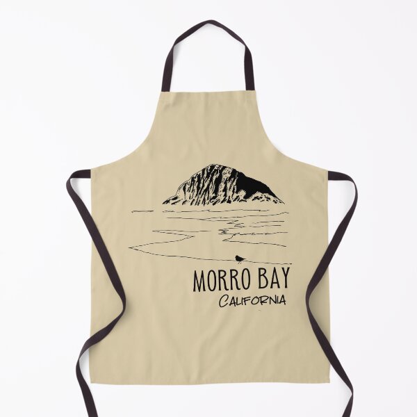 Item preview, Morro Bay California Illustration Morro Rock Art designed and sold by kiwi91.