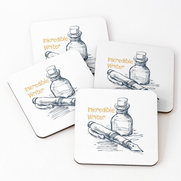 Item preview, Funny Fountain Pen Pun Inkredible Writer Calligraphy designed and sold by whyitsme.