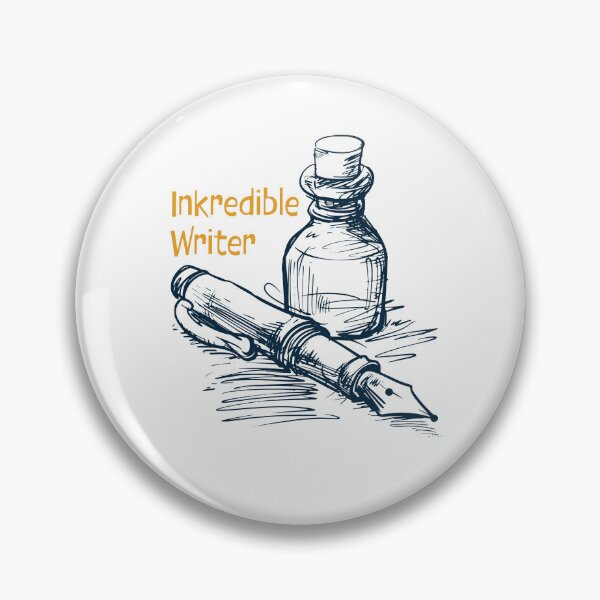 Item preview, Funny Fountain Pen Pun Inkredible Writer Calligraphy designed and sold by whyitsme.