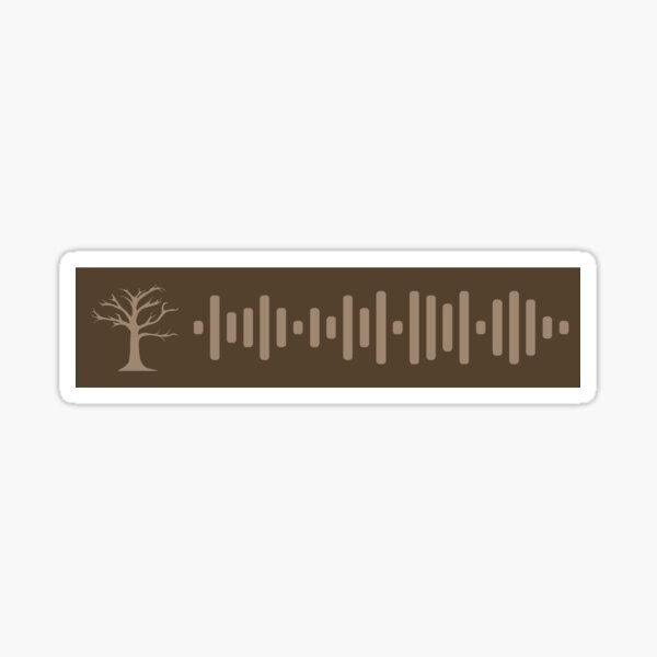 Item preview, stick season spotify code designed and sold by Maria Benvenuto.