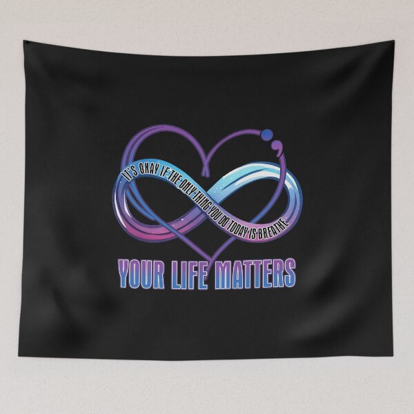 Item preview, Suicide Awareness Design Your Life  Matters designed and sold by AlienOccupation.