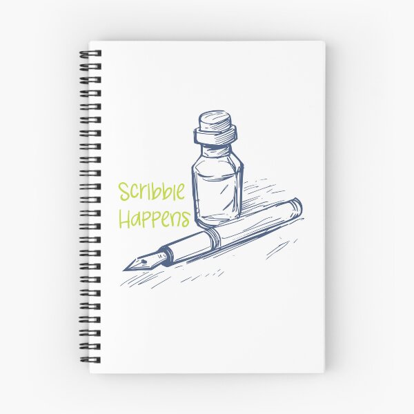 Item preview, Funny Caligraphy Scribble Happens Fountain Pens designed and sold by whyitsme.