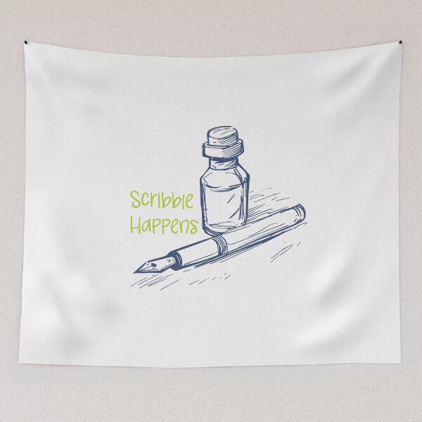 Item preview, Funny Caligraphy Scribble Happens Fountain Pens designed and sold by whyitsme.