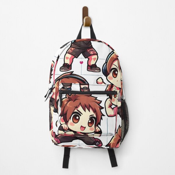 Item preview, Chibi Anime Fitness Pattern  designed and sold by StickyGuys.