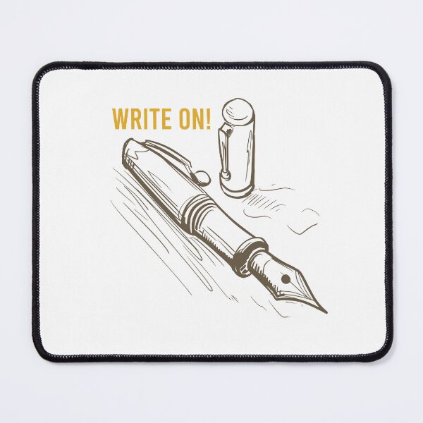 Item preview, Funny Caligraphy Pun Write On Fountain Pens designed and sold by whyitsme.