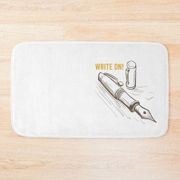 Item preview, Funny Caligraphy Pun Write On Fountain Pens designed and sold by whyitsme.
