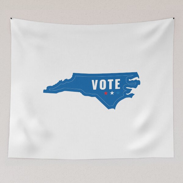 Item preview, North Carolina Votes Blue: Power to the People designed and sold by Mundivagant Designs.