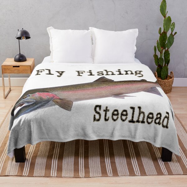 Item preview, Fly Fishing Steelhead Original Artwork   designed and sold by crbtee.