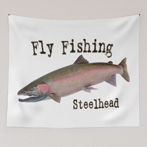 Item preview, Fly Fishing Steelhead Original Artwork   designed and sold by crbtee.