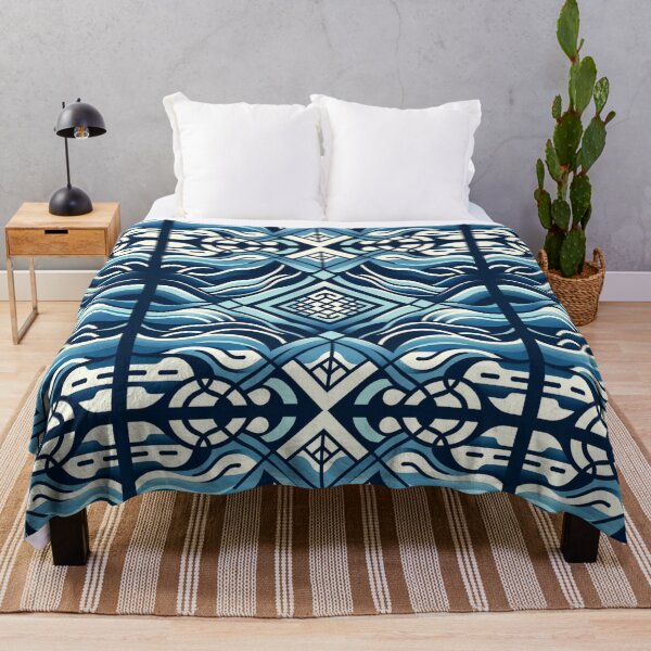 Item preview, Tribal Japanese Waves Water Sea Design 6 designed and sold by TribalioDesigns.