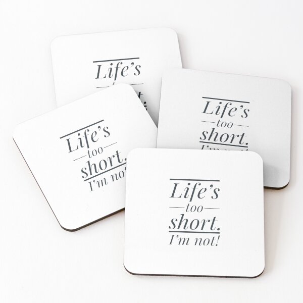 Item preview, Funny Quote for Tall Person on Height Acceptance Humour  designed and sold by Jenny Meehan Art Prints and Patterns  .
