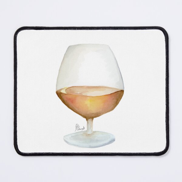 Item preview, Whiskey Neat Watercolor Print designed and sold by SchmeckStudio.