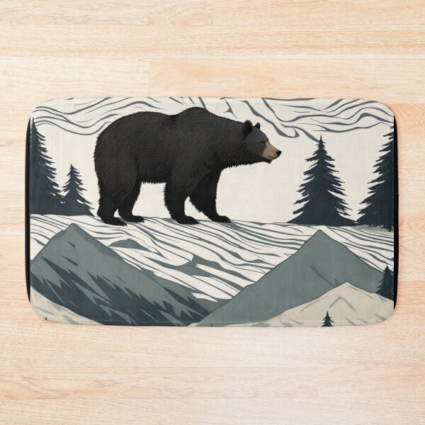 Item preview, Bear Nature Mountains designed and sold by BirdsnStuff.