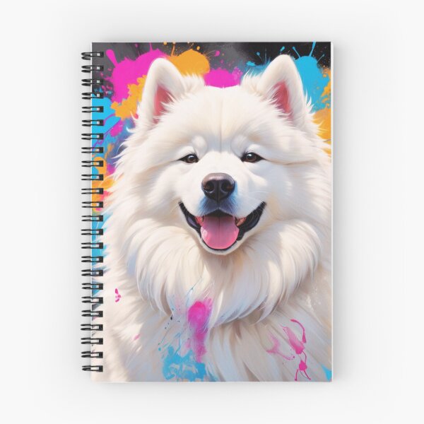 Item preview, Samoyed Dog Graffiti Style Portrait  designed and sold by ChaosReigns91.