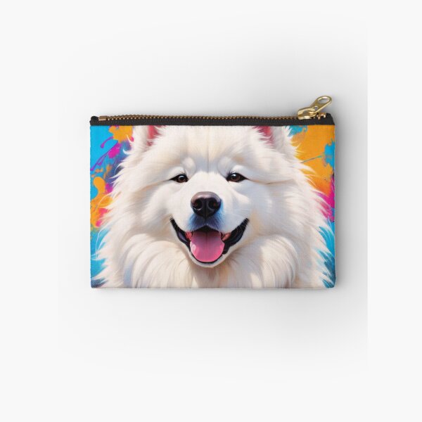 Item preview, Samoyed Dog Graffiti Style Portrait  designed and sold by ChaosReigns91.