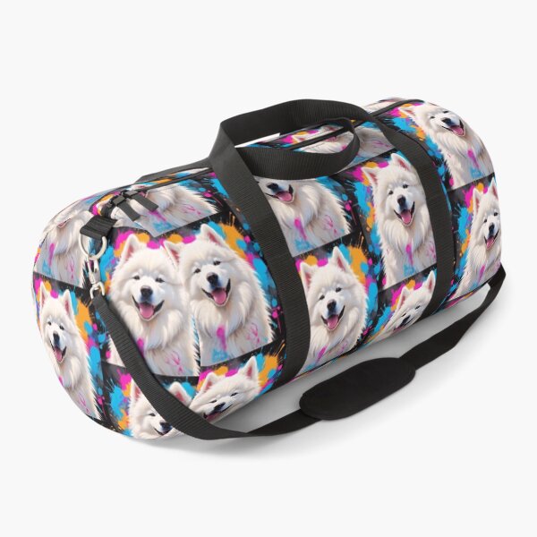 Item preview, Samoyed Dog Graffiti Style Portrait designed and sold by ChaosReigns91.