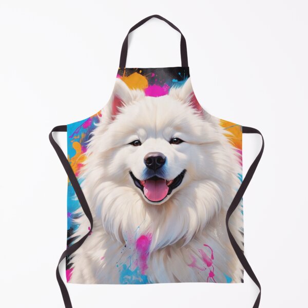 Item preview, Samoyed Dog Graffiti Style Portrait designed and sold by ChaosReigns91.