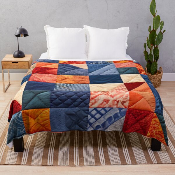 Item preview, Quilted Patchwork Pattern designed and sold by BirdsnStuff.
