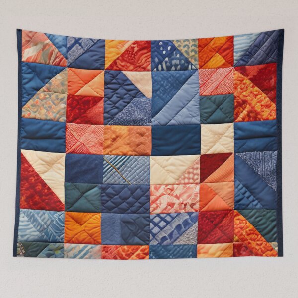 Item preview, Quilted Patchwork Pattern designed and sold by BirdsnStuff.