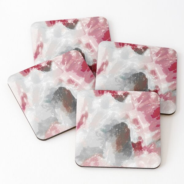 Item preview, Red and Pink Marble Texture designed and sold by valleyandspur.