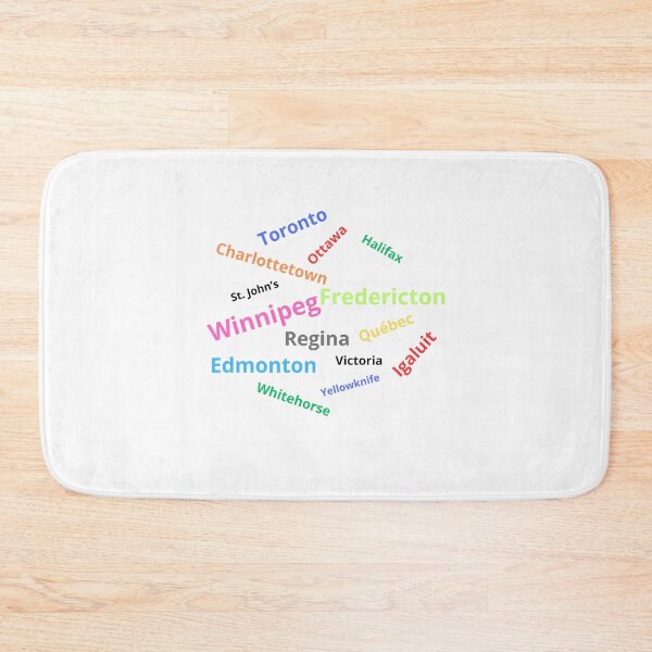 Item preview, Capitals of the provinces of Canada designed and sold by citmgpod.