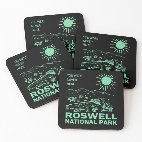 Item preview, Roswell National Park New Mexico UFO Flying Saucer Aliens designed and sold by kiwi91.