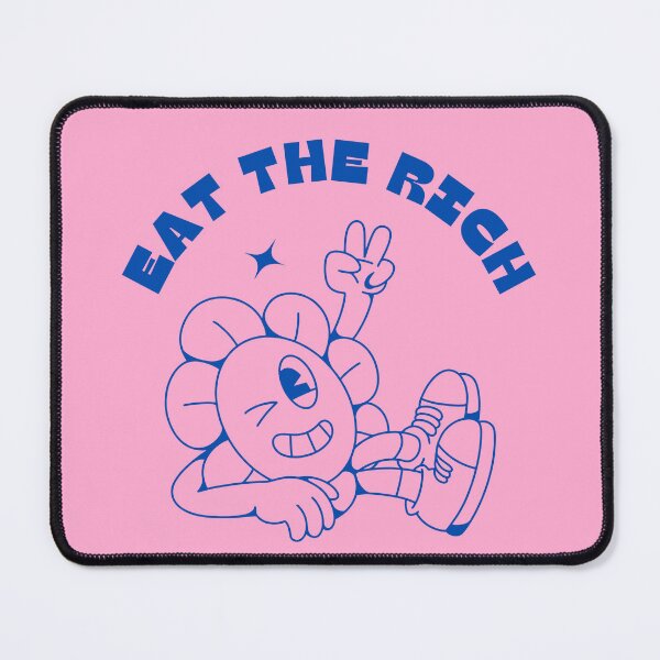 Item preview, Eat The Rich Sunflower Retro Illustration designed and sold by Anna Liz Heart.