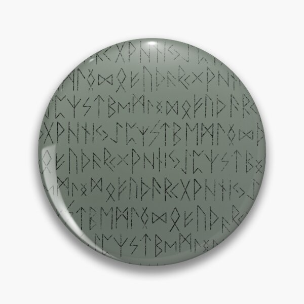 Item preview, Runic green alphabet nordic scandinavian goblincore elf goblincore designed and sold by Fantasy Cache.