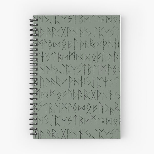 Item preview, Runic green alphabet nordic scandinavian goblincore elf goblincore designed and sold by Fantasy Cache.