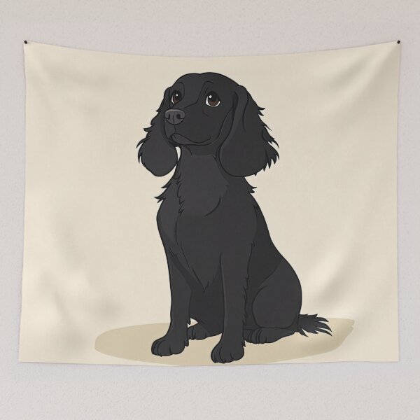Item preview, Black English Cocker Spaniel  | Anime style designed and sold by ComicsFactory.